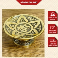 Altar fruit plate made of high quality gold bronze