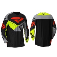 FXR Motocross Jersey Long sleeve Downhill Mountain bike Motorcycle Black Racing Apparel