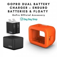 GoPro - 雙電池充電器+ Enduro電池 &amp; 漂浮式保護套 HERO12 Hero11 HERO 10或9 兼容｜平衡進口