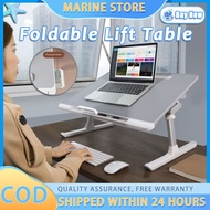 Foldable Lift Table Bed Desk Office Study Table Liftable Computer Desk Laptop Stand