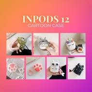 i9 i10 i12s TWS Protective Case Silicone Cartoon Case