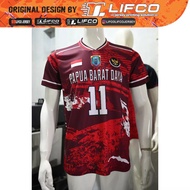 JERSEY LIFCO ORIGINAL BULAN KEMERDEKAAN NUSANTARA SERIES -Papua Barat