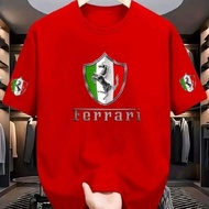KATUN Ferrari Jumbo Men's T-Shirt S-7XL 100% Cotton Cool Big Size T-Shirt baju t shirt lelaki baju l