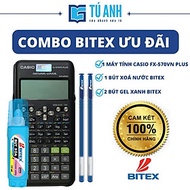 [ Combi Bitex Ưu Đãi ] - Máy Tính Khoa Học Casio FX-570VN PLUS [1] + Bút Xoá Nước Bitex [1] + Bút Ge