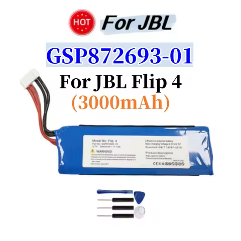 GSP872693 01 3000mAh Replacement Battery For JBL Flip 4 Flip 4 Special Edition Hight Quality Battery