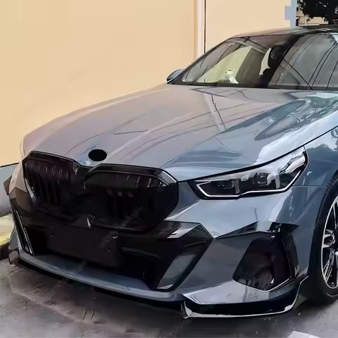 MP Style Front Bumper Spoiler Lip Diffuser Splitter Gloss Black Kit For BMW G60 G61 520i 520d 530e 5