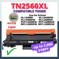 Compatible Brother Toner TN2560XL TN 2560 DR250 TN2560 TN-2560 HL-L2460DN HL-L2460DW DCP-L2640DW