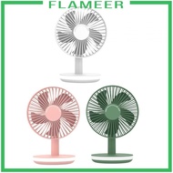 [Flameer] Table Fan Personal Fan with Night Lamp USB Battery Powered for Dormitories