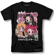 Chibi Demon Slayer Shirt Anime Manga Tshirt Anime Manga T-Shirt
