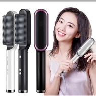 Fh909 HQT-908 Hair Straightener Comb 2 in 1 Hair Straightener Comb