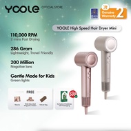 YOOLE High Speed Hair Dryer Mini | 200 million negative ions for haircare | light weight | Mini Size