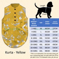 READY STOCK Pet Saree Deepavali Diwali 2025 Kurta Big Dog Cat Clothes Shirt Dress Baju Kucing Jantan