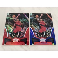 LOT of 2 CJ McCOLLUM 2018 CERTIFIED MIRROR BLUE/199 & RED/299 “CARD CONDITION: MINT” NBA Cards