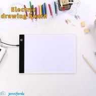 JENNIFERDZ LED Drawing Board, USB Adjustable Brightness Electric Drawing Board, Practical 3 Level A4