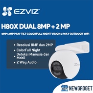 EZVIZ H80X-DUAL-10MP 8MP+2MP PAN-TILT COLORFULL NIGHT VISION 2 WAY OUTDOOR WIFI