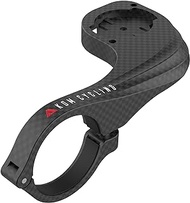 KOM Cycling Garmin Bike Mount with Carbon Finish from Garmin Edge Mount Designed for Garmin Edge 530