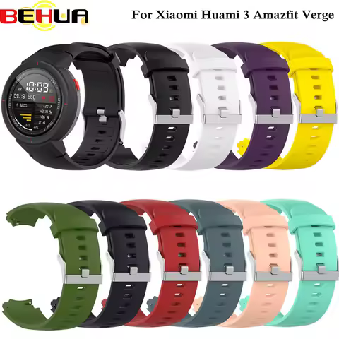 Silicone Watchband for Xiaomi Huami 3 Amazfit verge Watch band Replacement Band Belt for AMAZFIT VER