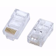 RJ45 Gold plate 8p8c 8p LAN Network connector socket connector