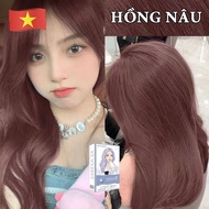 Pink brown hair dye No need to bleach Your hair dye immediately Send a full hair dye kit