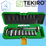 TEKIRO Socket Wrench Set Socket/ Set 10pcs 8mm - 24mm 6PT Workshop Equipment Wrench