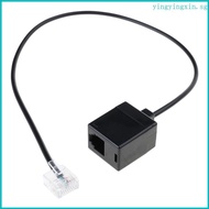 YIN RJ45 to RJ11 Converter Adapter Cable Connector Ethernet To Phone Line Connector RJ45 8P8C Male T