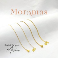 Moramas MACHINE Bracelet 916 Gold/ Rantai Tangan MESIN Emas 916/ 仄身手链916金 #Minimal