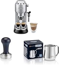 Bundle: De'Longhi Dedica Style EC685.M - Espresso Coffee Machine, Panarello Steam Wand, Plastic Tamp