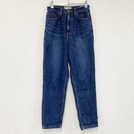 GUESS JEANS 牛仔褲，拉鍊門襟，靛藍色，S 碼，古著。