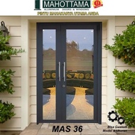 Mahottama - Pintu Rumah Kamar Tidur Kamar Mandi Aluminium Kaca 120 X