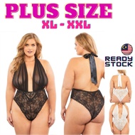 Hotzzz Plus Size Premium Sexy Lingerie  For Sex One Piece Pyjamas Nightwear Women Baju Tidur Seksi W