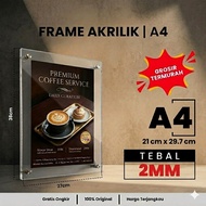 Acrylic Display Frame A4 Wall Poster Frame/ Acrylic Menu/ Acrylic Wall Frame/ Photo Frame/