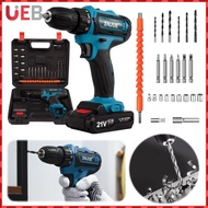 24 in 1 Cordless Drill Set 21V Power Drill with Drill Bits Electric Power Drill 3/8-Inch Keyless Chu