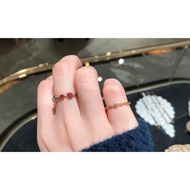 Japanese agete Natural Stone Topaz Moonlight Labradorite Iolite Amethyst 925 Sterling Silver Ring Fe