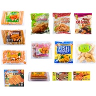 FROZEN BIBIK Chicken Sausage Cheese Katsudon Karaage Seaweed Chicken Fish Nugget Otah Fish Fillet BB
