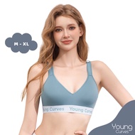 Young Hearts Young Curves 365 Days with Young Curves Athletics Club Wireless U-Back Bralette with Ba