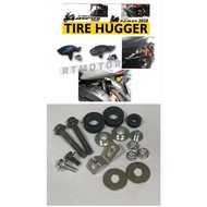 NVX V1 NMAX155 V2 REAR HUGGER TYRE MUDGUARD FENDER INNER FENDER COVER AEROX155 NMAX155