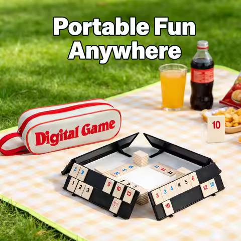 Travel Rummy Set, Rummikub, Rummybrix, Mahjong - Casual Party, Table Games, Pull Games, Chess, Numbe