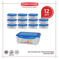 12pcs (1 dozen) set 2.6L Food Rock Air Tight food keeper 2.6 L Food Keeper air tight Food Rock food 