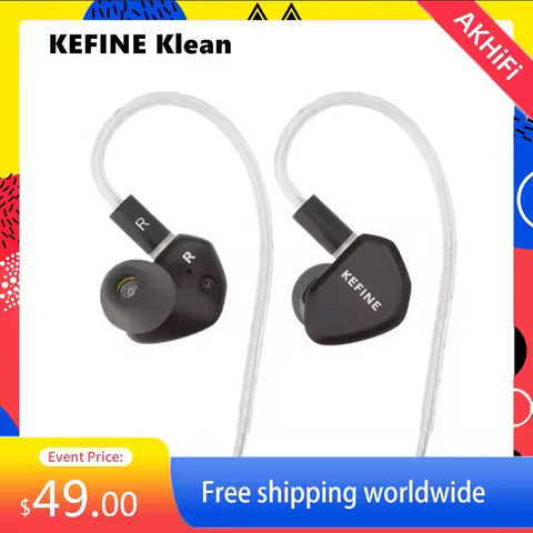 KEFINE Klean 10mm DLC Diaphragm Dynamic Driver Hifi Wired IEM Earphones