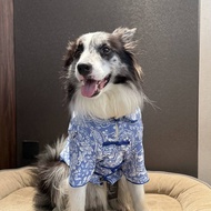 Border Collie Clothes Chinese Style Thin Clothes Dog Dog Clothes Large Dog Cheongsam Clothes Net Red