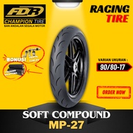New Fdr Soft Comp Sport Mp27 Tire (90/80-17 & 90/80-14) Fdr Mp27 Tubeless Racing Tire/ Soft/