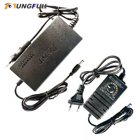 0-24V Adjustable Voltage Power Adapter DC Speed Control Power Supplies Motor Speed and Temperature C