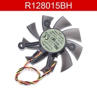 DC12V R128015BH Hexinhongjian 0.32A 3พินสำหรับ ASUS GTS250 HD4870 GTX550TI 750 460 560 6670 6850 7770 7850พัดลมทำความเย็นการ์ดจอใหม่