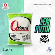 HIJAU [ 350 Grams ] Q-bond White Glue 350Grm HQ-208 PVAC Green Packaging PolyVinyl Acetate Adhesive/