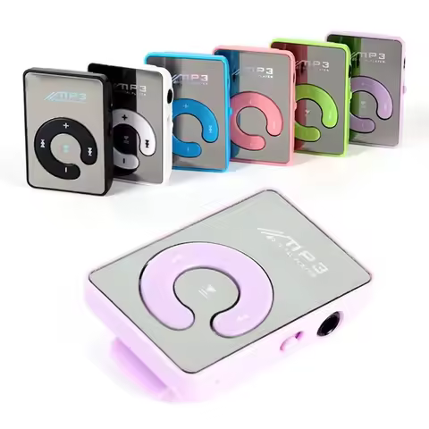 C Key Portable HiFi Mini Clip USB MP3 Player Walkman Music Support Micro SD TF Card Expandable Up To