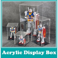 Acrylic Display Box/Case Dustproof Protection Box suitable for Gundam , LEGU, Figurines Display case