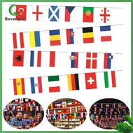 Bv✿  2024 24 Countries Hanging String Flags Polyester 7M Bunting National String Flags for Football 