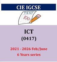 Igcse ICT 0417 (PAPER 123)  2021 June/Nov -2026 Feb/June Past papers.