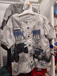Monster Jam 兒童棒球上衣 tee