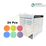 [24pcs/box] AZ360 Pewangi Tandas dan Bilik Scented Urinal Screen / FOR BATHROOM / TOILET / ROOM / DE
